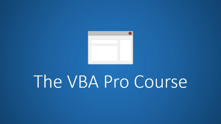 VBA Pro Course Image