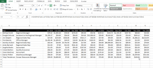 Excel Heatmap Conditional Formatting