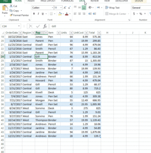 03 - Excel Table Total Row - I Will Teach You Excel